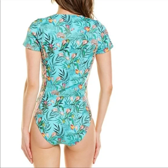 Johnny Was Taina Neoprene One Piece Swimsuit - Picture 4 of 13